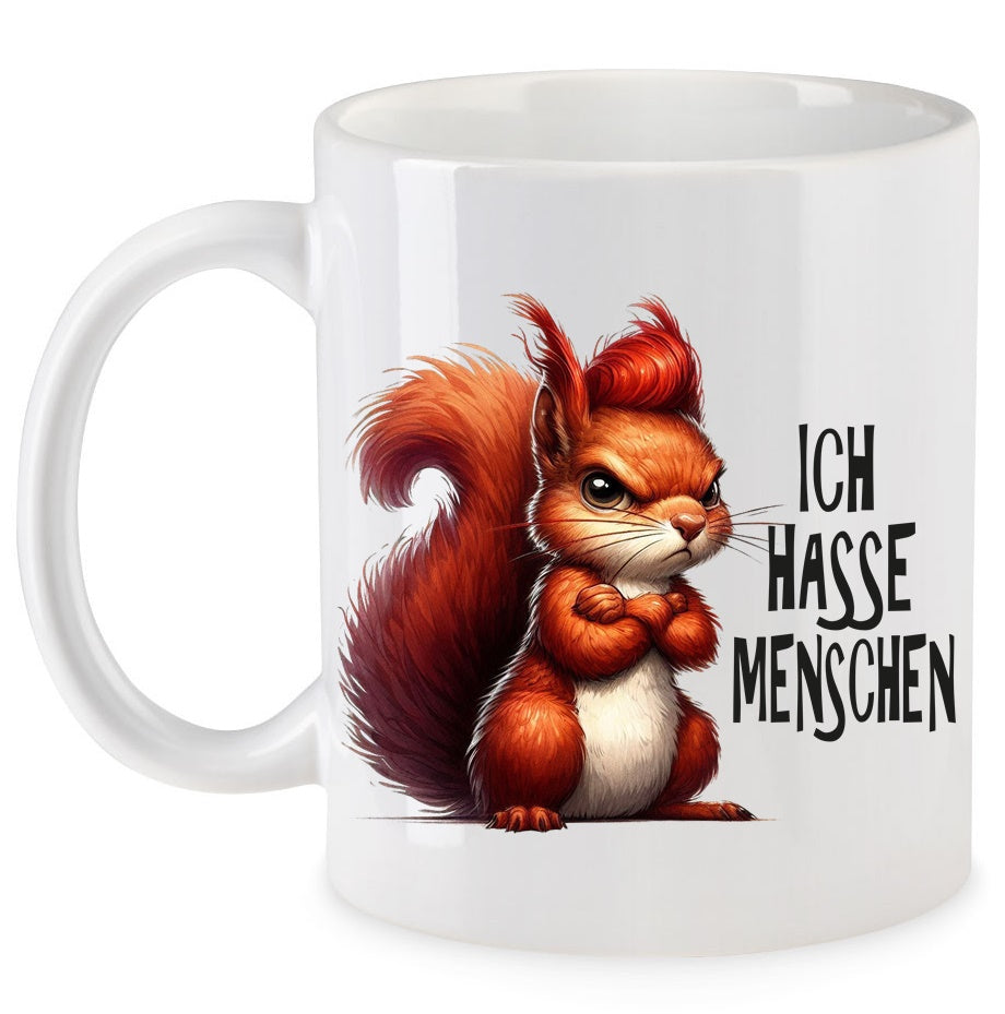 Ich Hasse Menschen " Bucks das Eichhörnchen IHM " ArtNr.: TAY